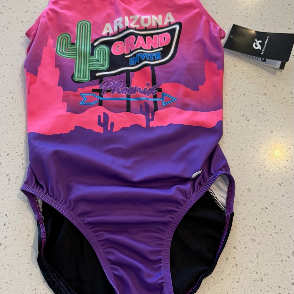NEW GK Elite Team Gymnastics AZ Arizona Leotard  Size (See Picture Chart) AM Pi